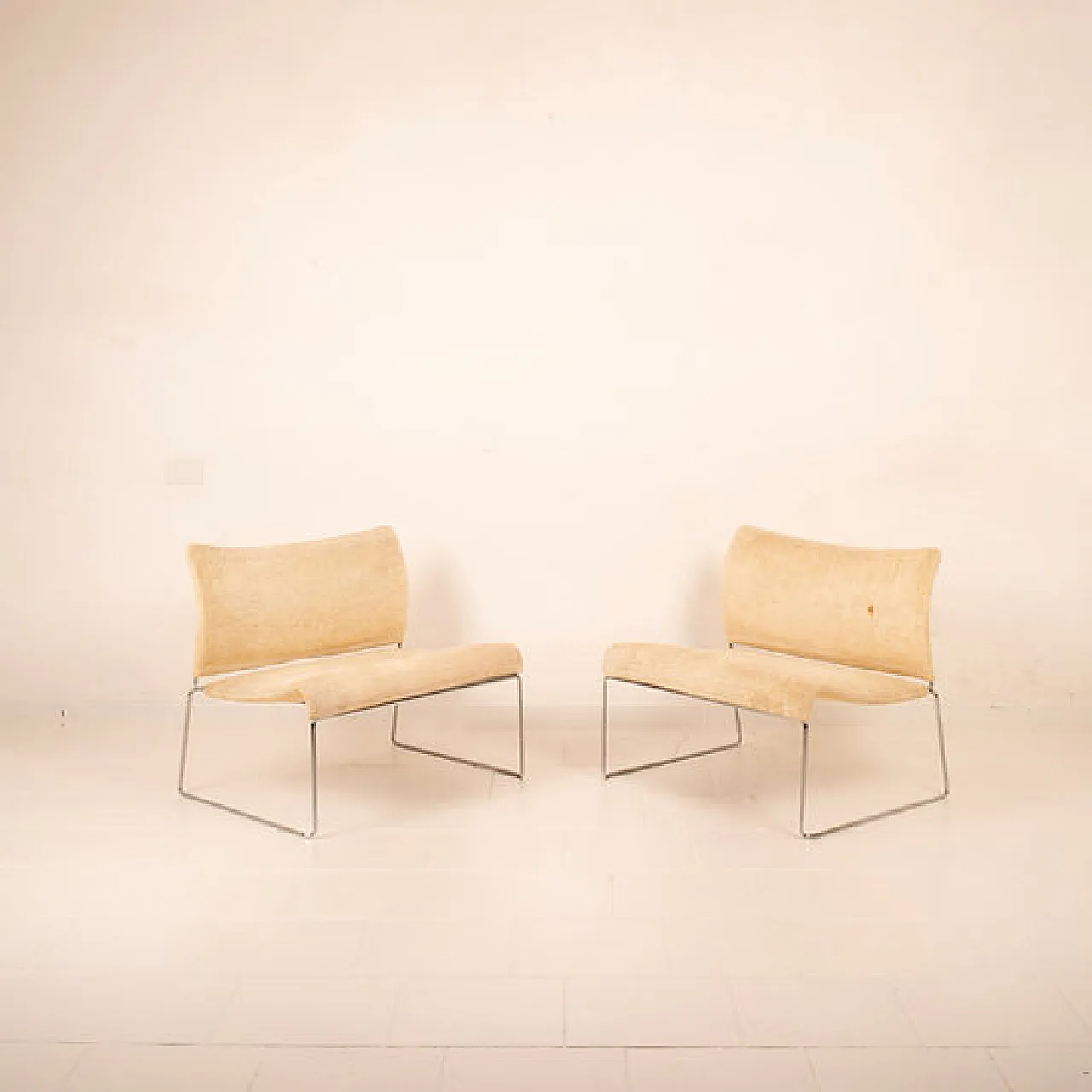 Pair of Saghi armchairs by Kazuhide Takahama for Simon, 1970s 1