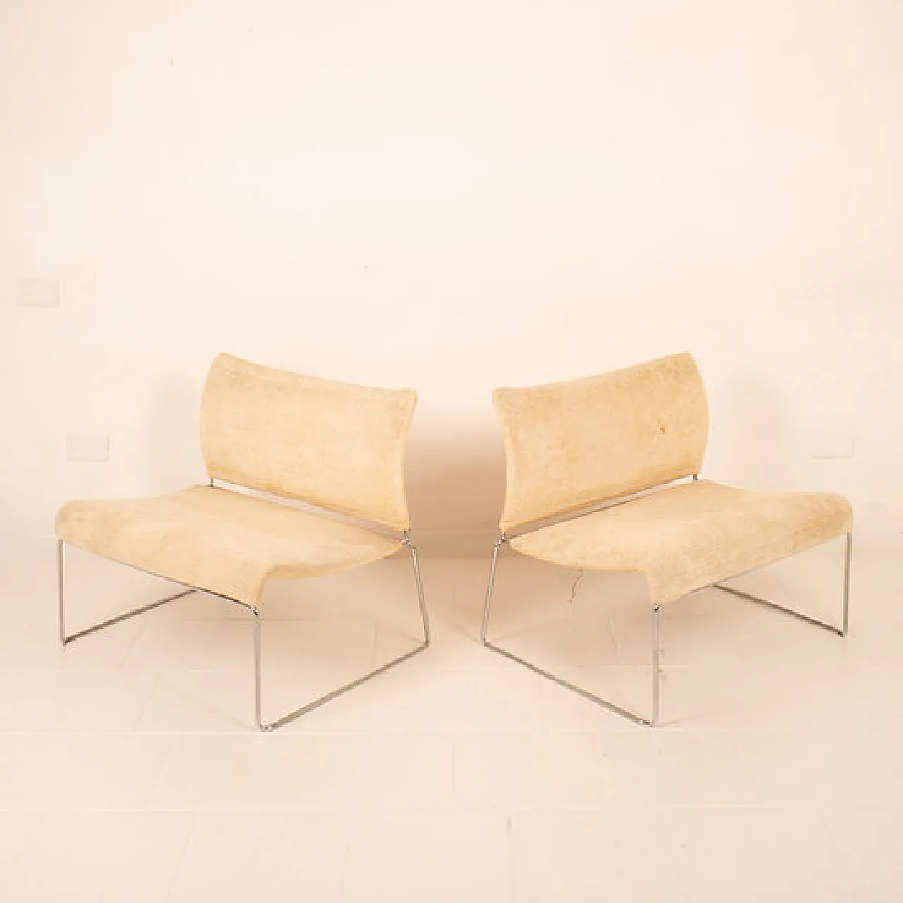 Pair of Saghi armchairs by Kazuhide Takahama for Simon, 1970s 8