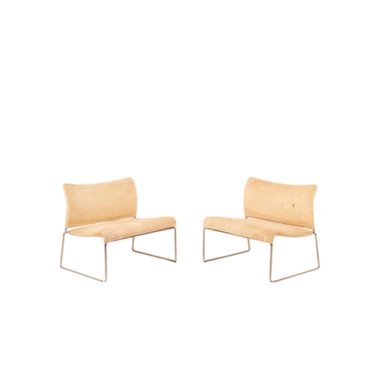 Pair of Saghi armchairs by Kazuhide Takahama for Simon, 1970s 16