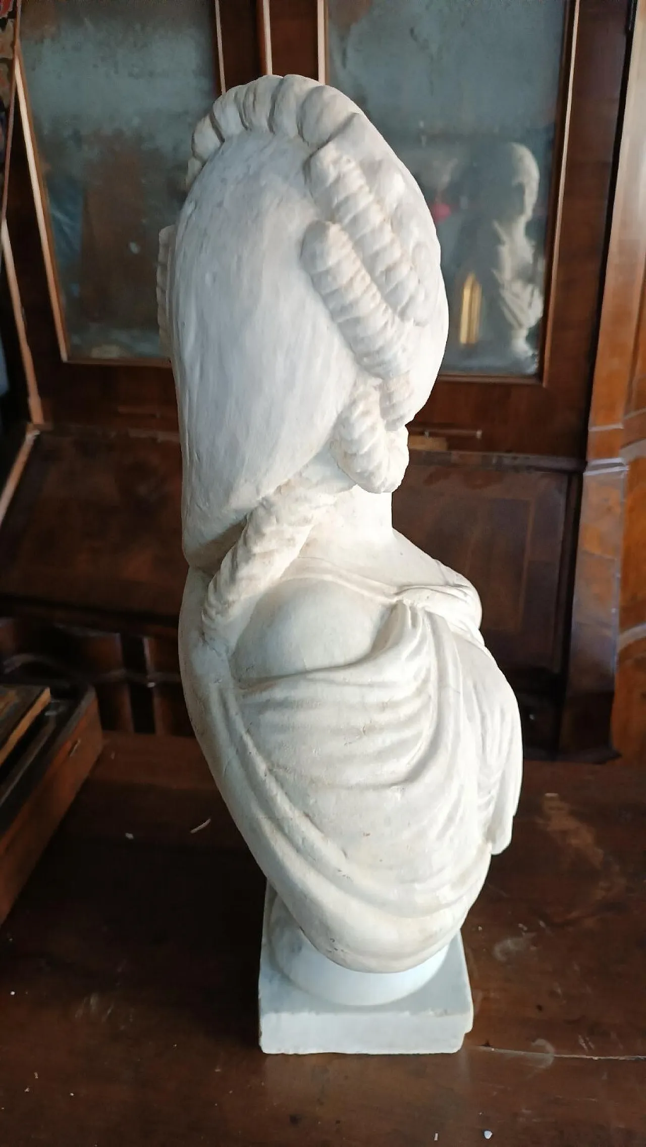 Madame du barry, Carrara marble bust, 19th century 12