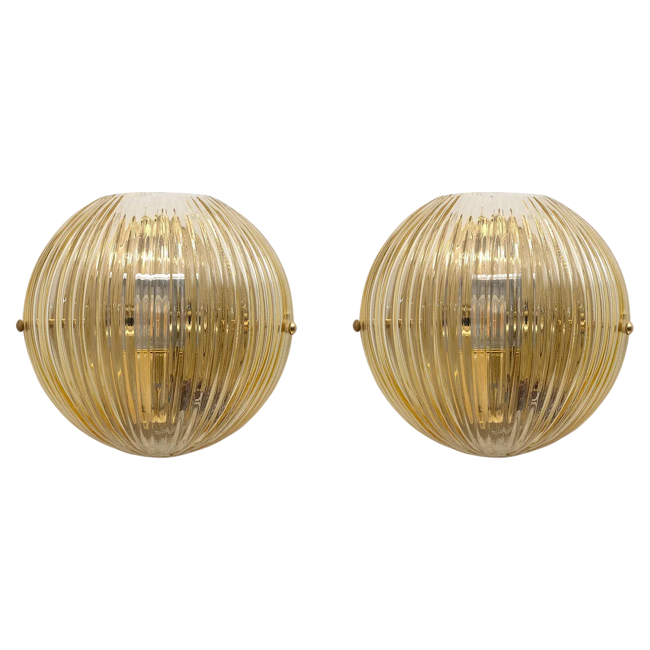 Pair of Murano glass wall lights by Vistosi, 2000s 13