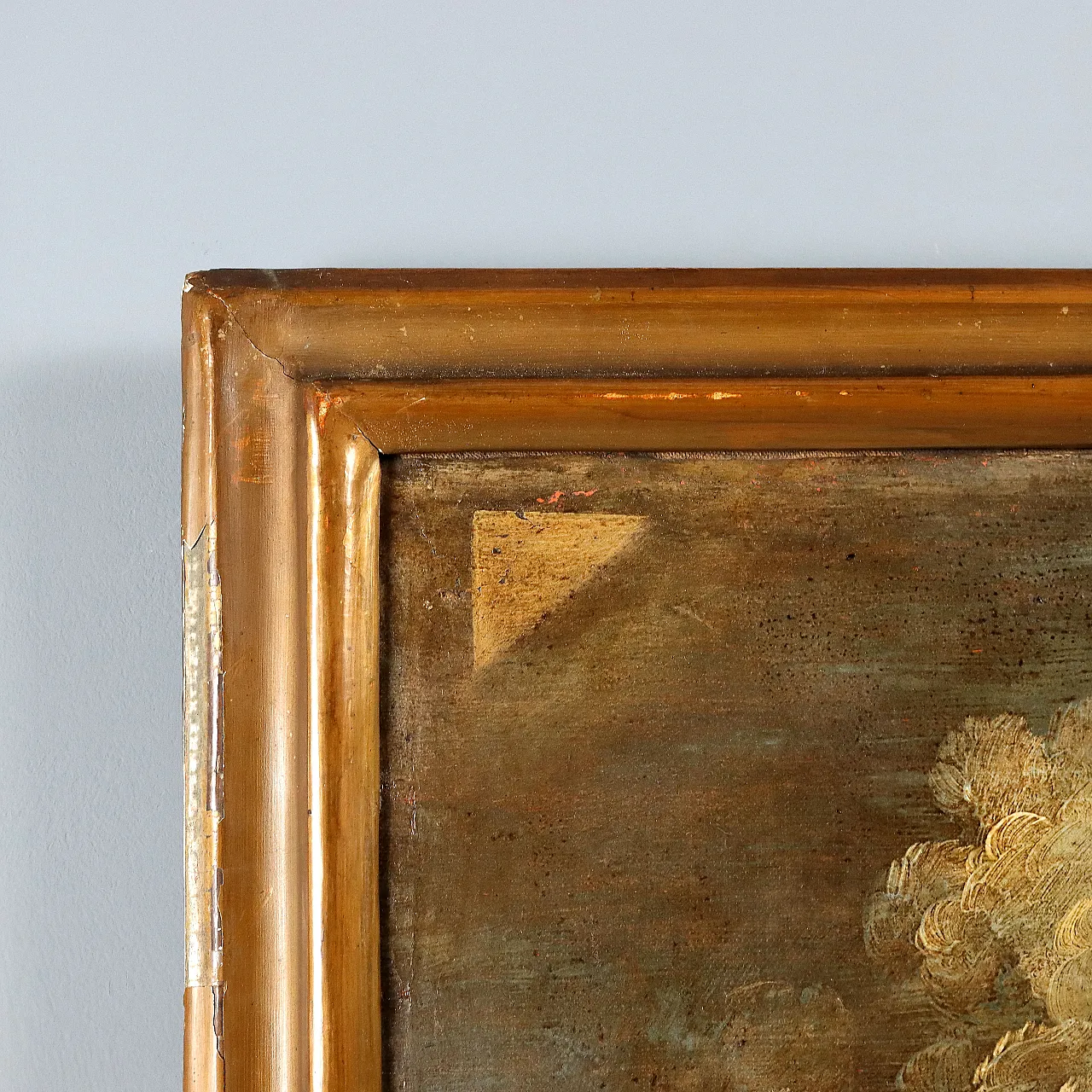 Paesaggio con Figure e Mandria, olio su tela, '700 9