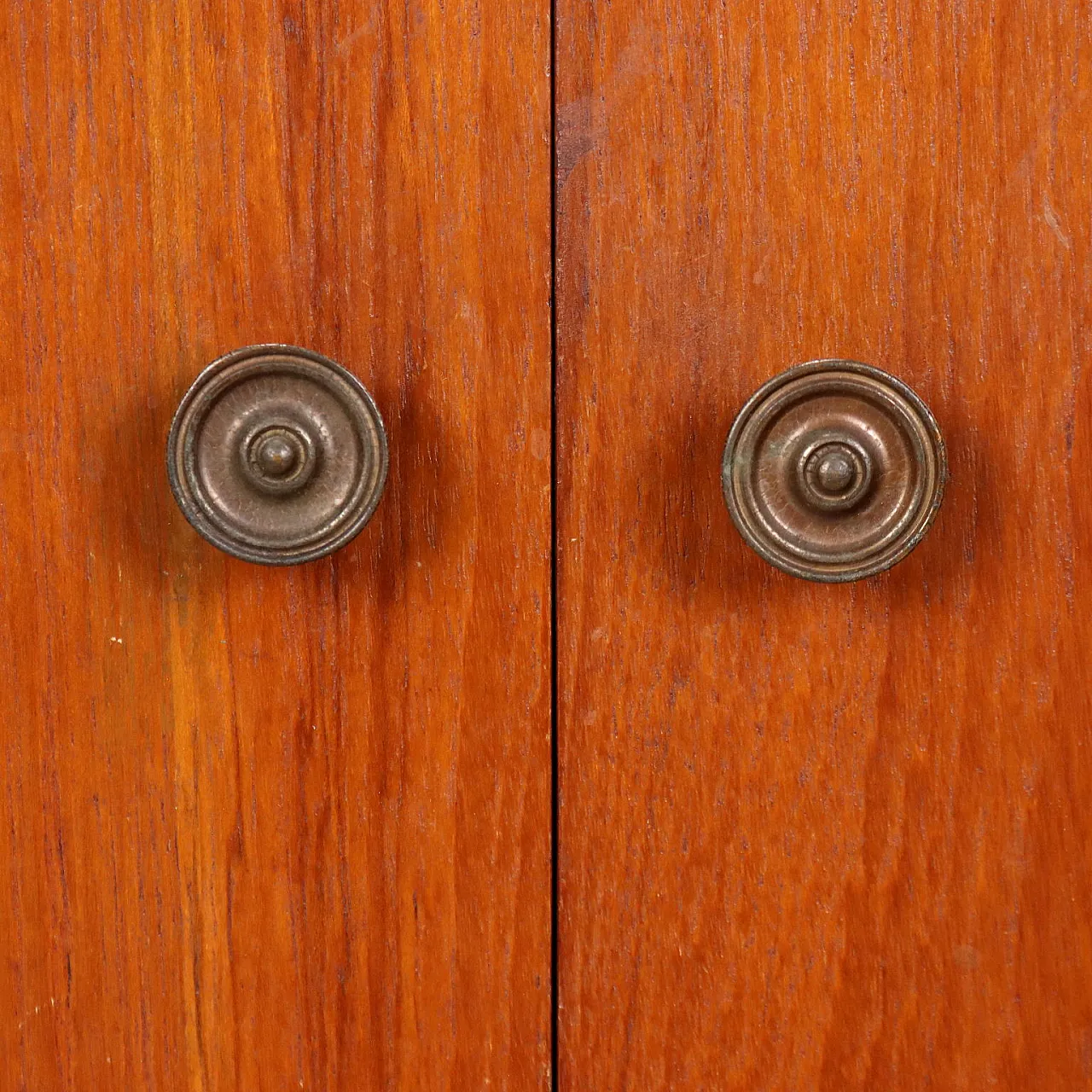 Mobile in teak e vetro, anni '60 6