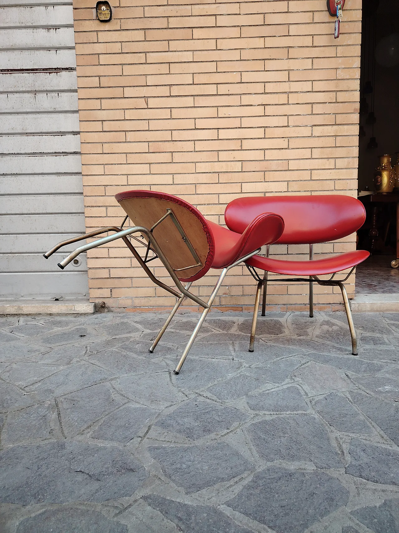 Coppia di poltrone di Rino Vernuccio per Poltronova, anni '50 6