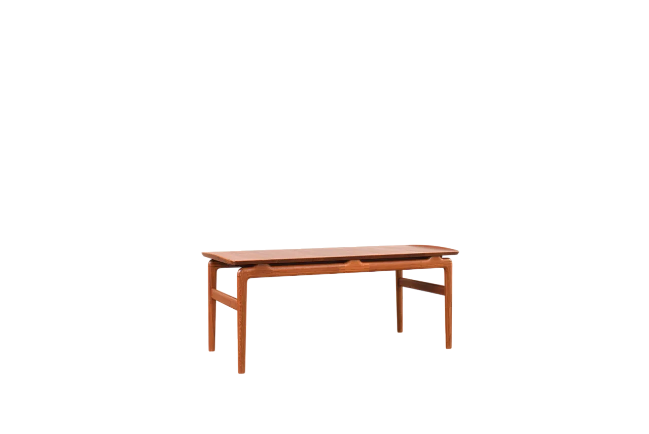 Teak 640 Coffee Table by Peter Hvidt & Orla Mølgaard-Nielsen, 60s 13