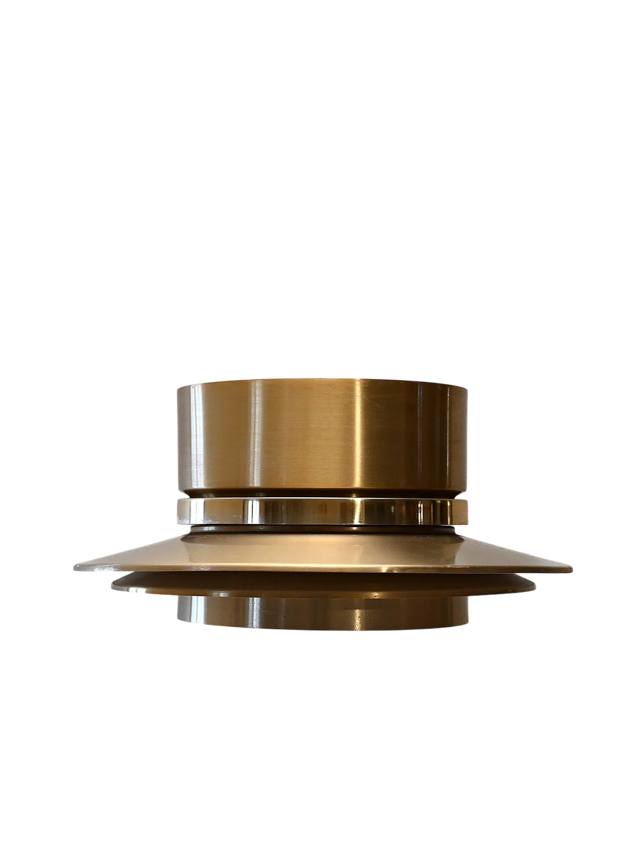 Lampadario in ottone Carl Thore per Granhaga, anni '60 7