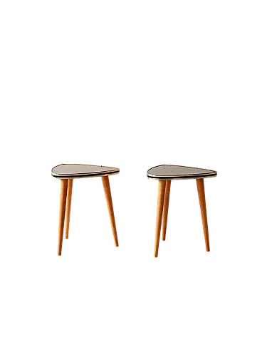 Couple of Scandinavian vintage stools in Formica