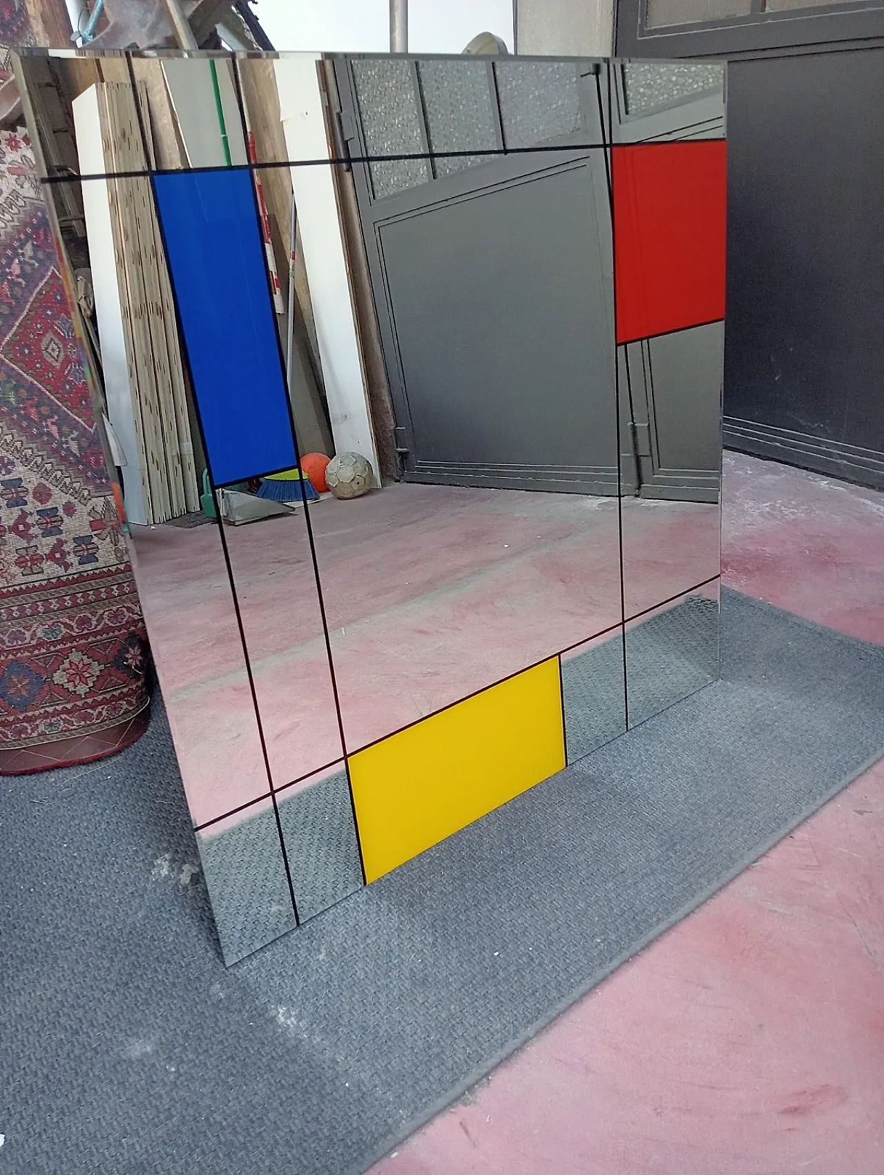 Specchio Mondrian di Rima Desio, anni '80 1