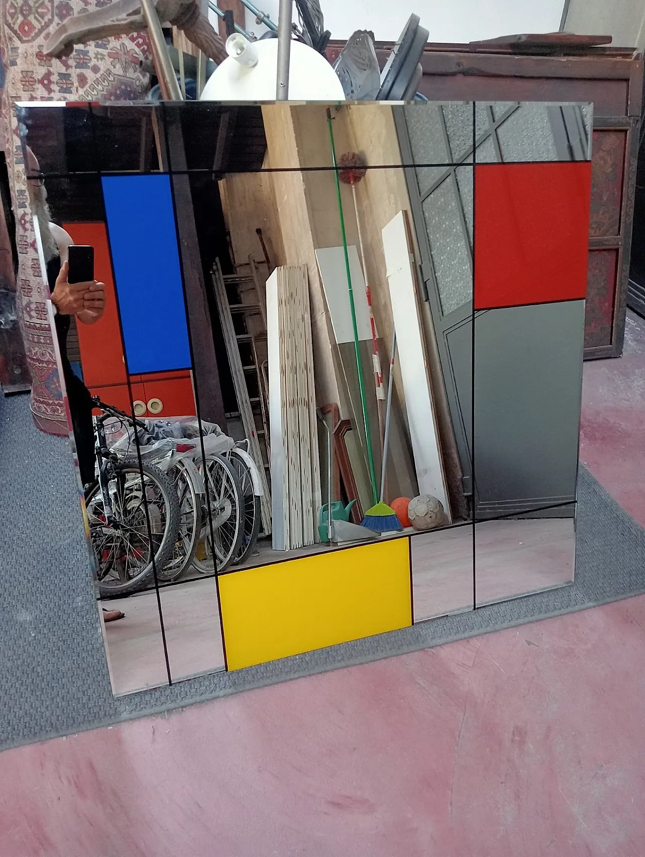Specchio Mondrian di Rima Desio, anni '80 4