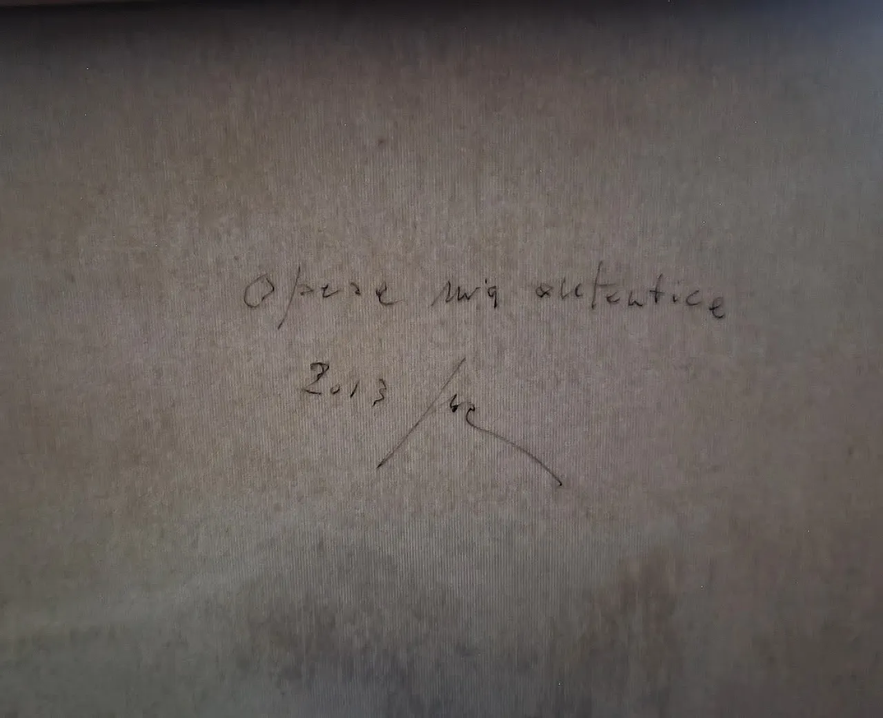 Dipinto olio su tela "ASTRATTISMO" di GUGLIELMO DARBO, ITALY 7