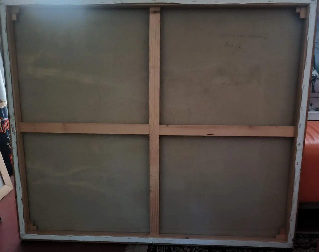 Dipinto olio su tela "ASTRATTISMO" di GUGLIELMO DARBO, ITALY 8