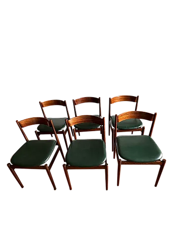 6 chairs Mod. 101 by Gianfranco Frattini for Cassina, 60s