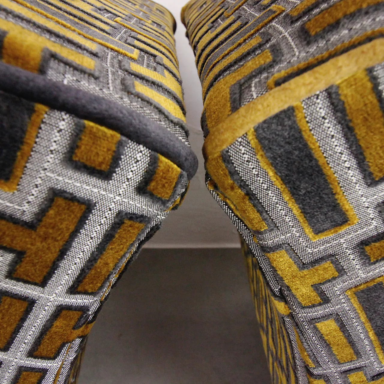 Armchair "Gold Tetris" by Jindrich Halabala, 40s 30