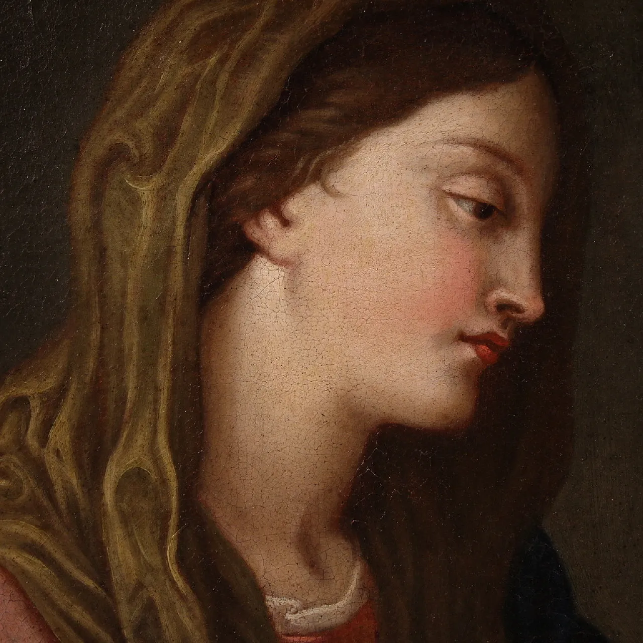 Madonna at Prayer, oil on canvas, 17th century 5