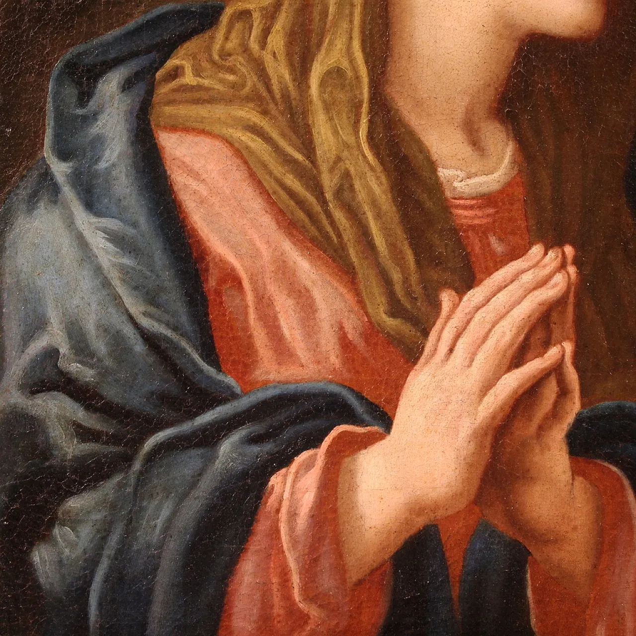 Madonna at Prayer, oil on canvas, 17th century 10