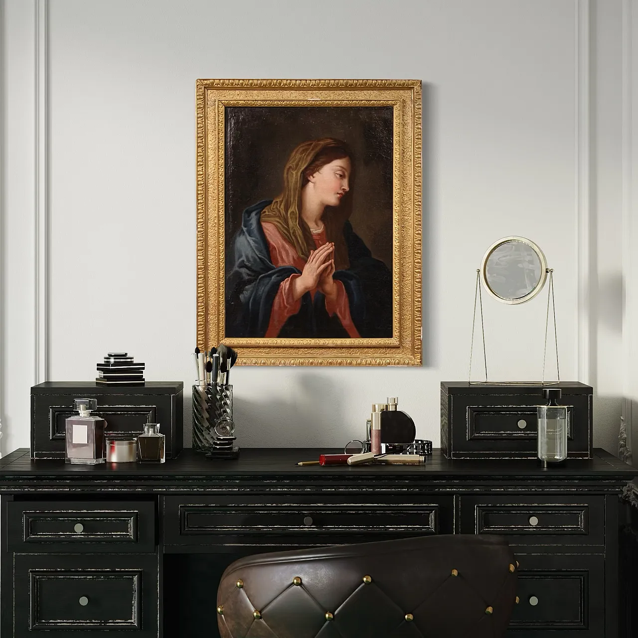 Madonna at Prayer, oil on canvas, 17th century 13