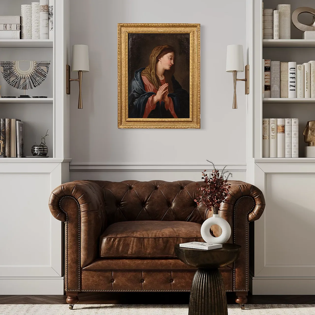 Madonna at Prayer, oil on canvas, 17th century 14