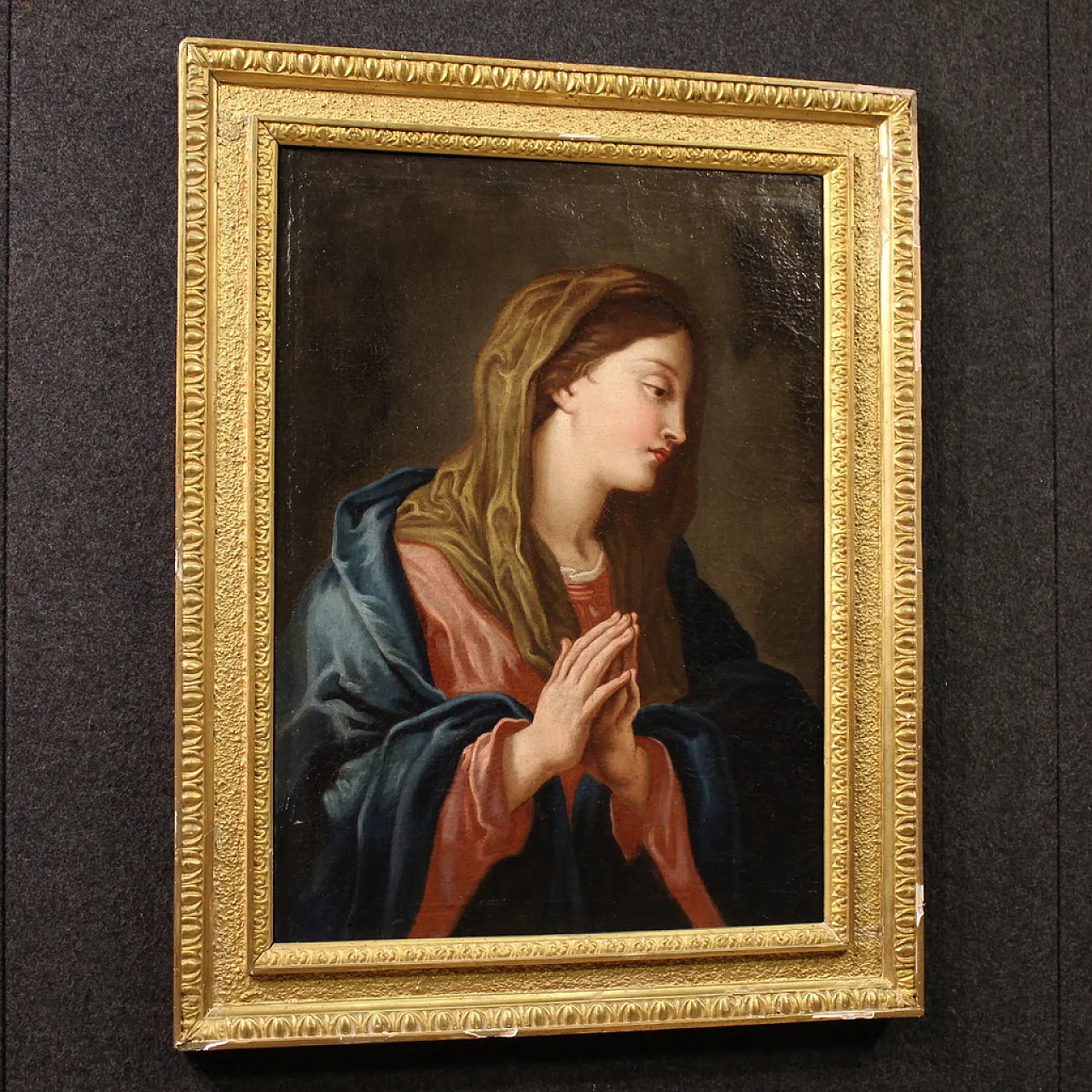 Madonna at Prayer, oil on canvas, 17th century 15