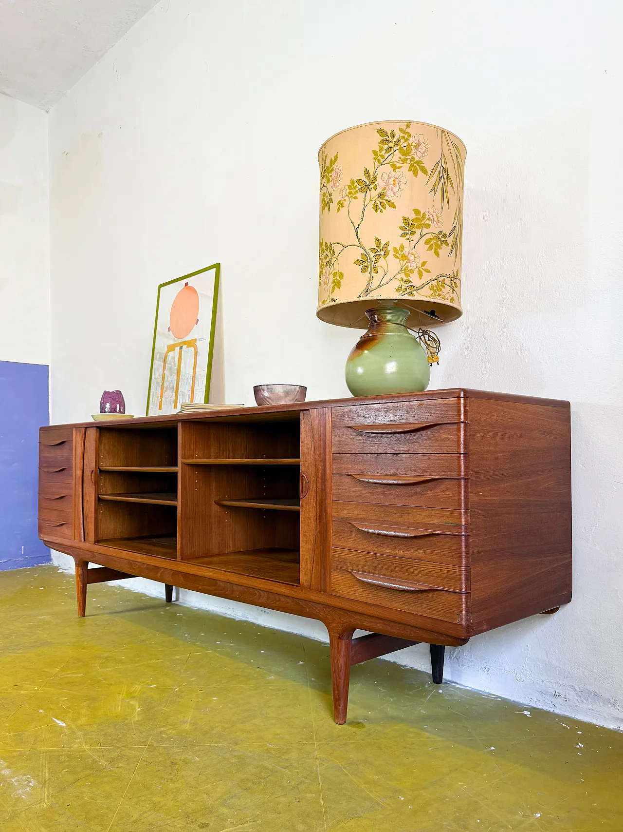 Sideboard by Johannes Andersen danese, anni '50 11