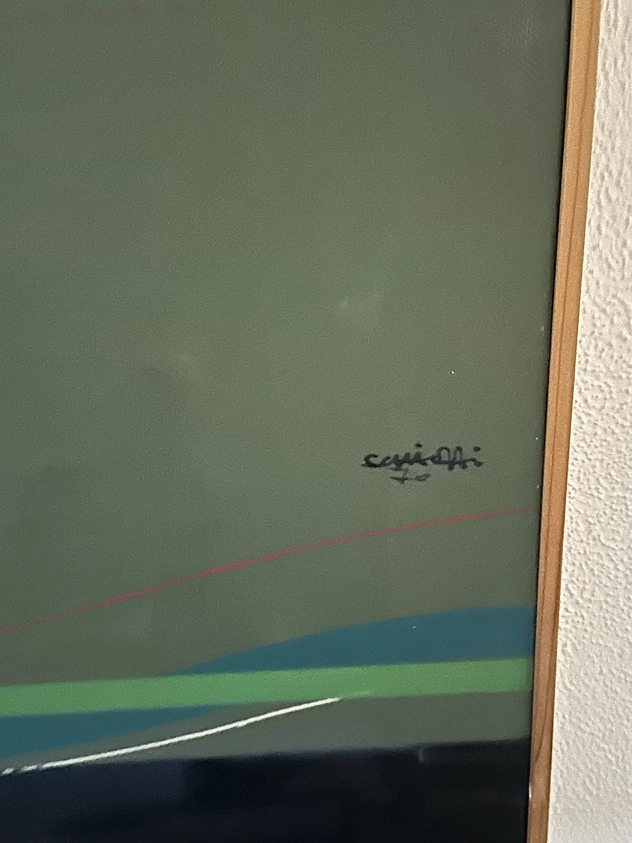 Livio Schizzi Tela Tecnica Mista 7