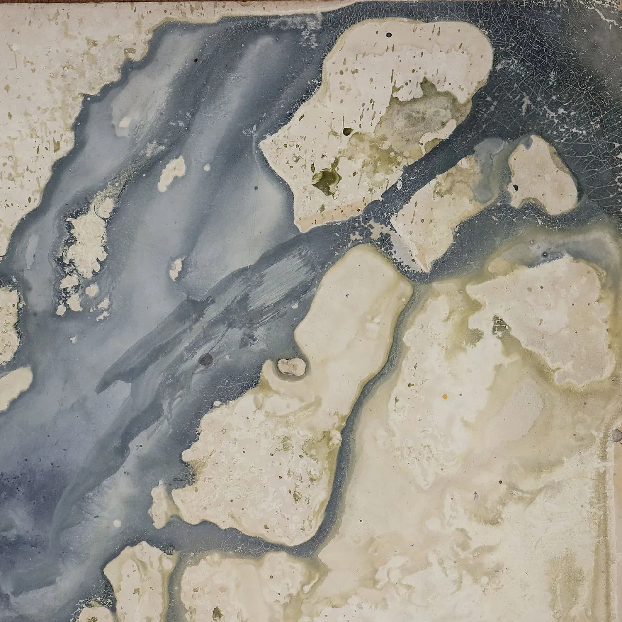 Dipinto di ORAZI, tecnica mista su cartone, anni '60 4