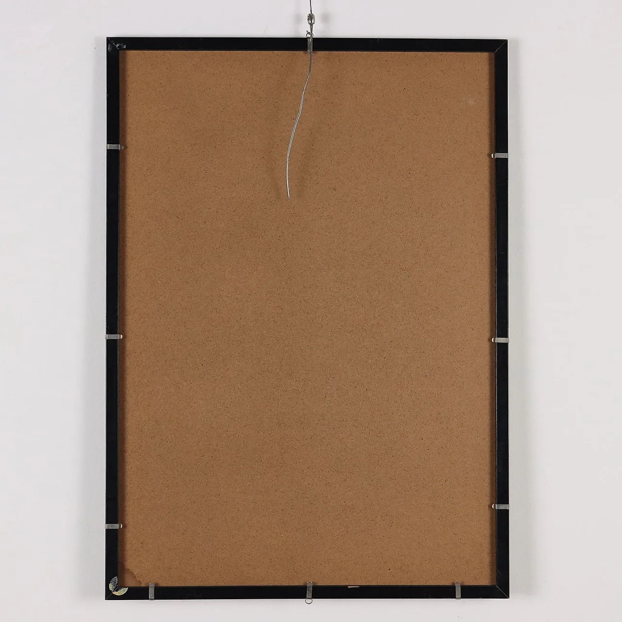 Dipinto di ORAZI, tecnica mista su cartone, anni '60 8