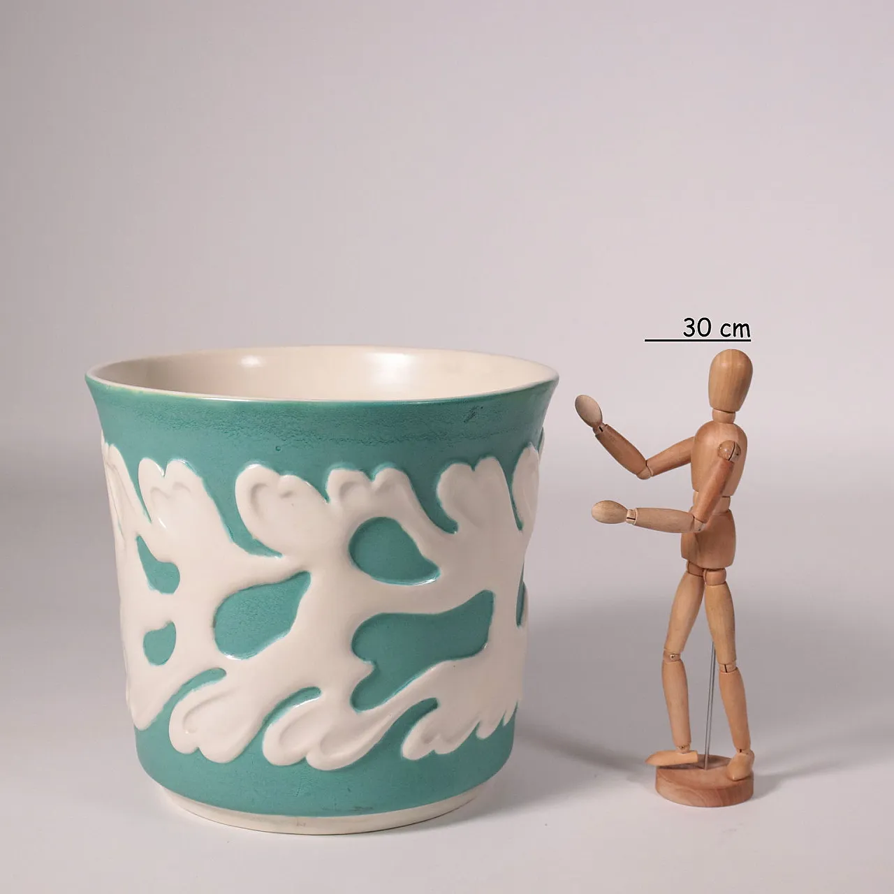 Vaso in ceramica di Giovanni Gariboldi, anni '50 2