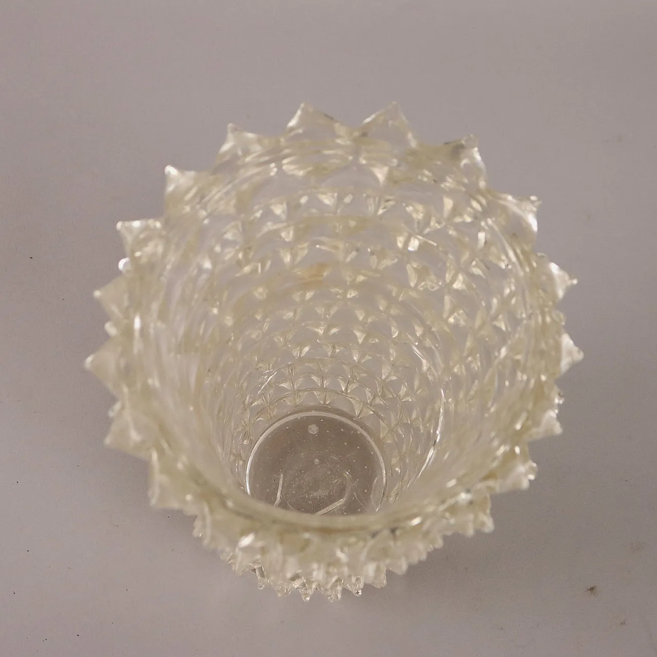 Murano glass vase attributable to Ercole Barovier, late 20th century 3