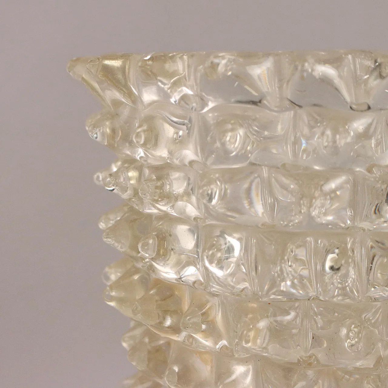 Murano glass vase attributable to Ercole Barovier, late 20th century 4