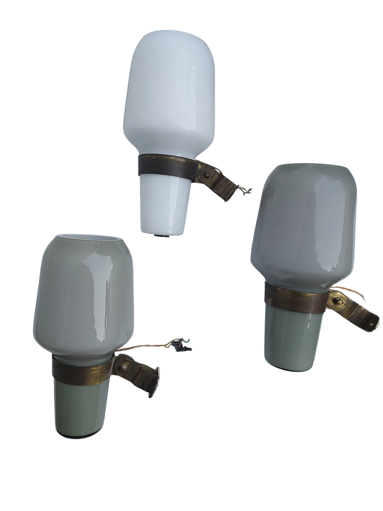 3 sconces by Massimo Vignelli for Venini, 50s 10