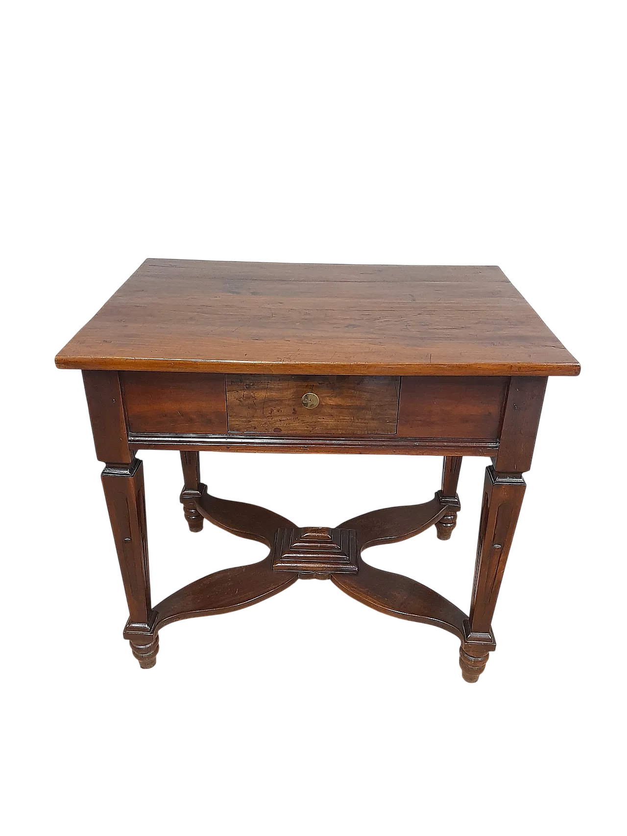 Walnut Desk Table And Cherry Style Louis XVI, era '800 12