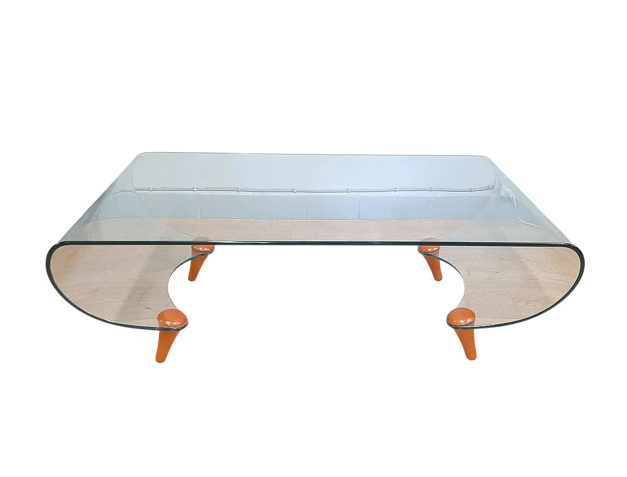 Tango Design Table by Fabio Di Bartolomei for Fiam 90s with m 8
