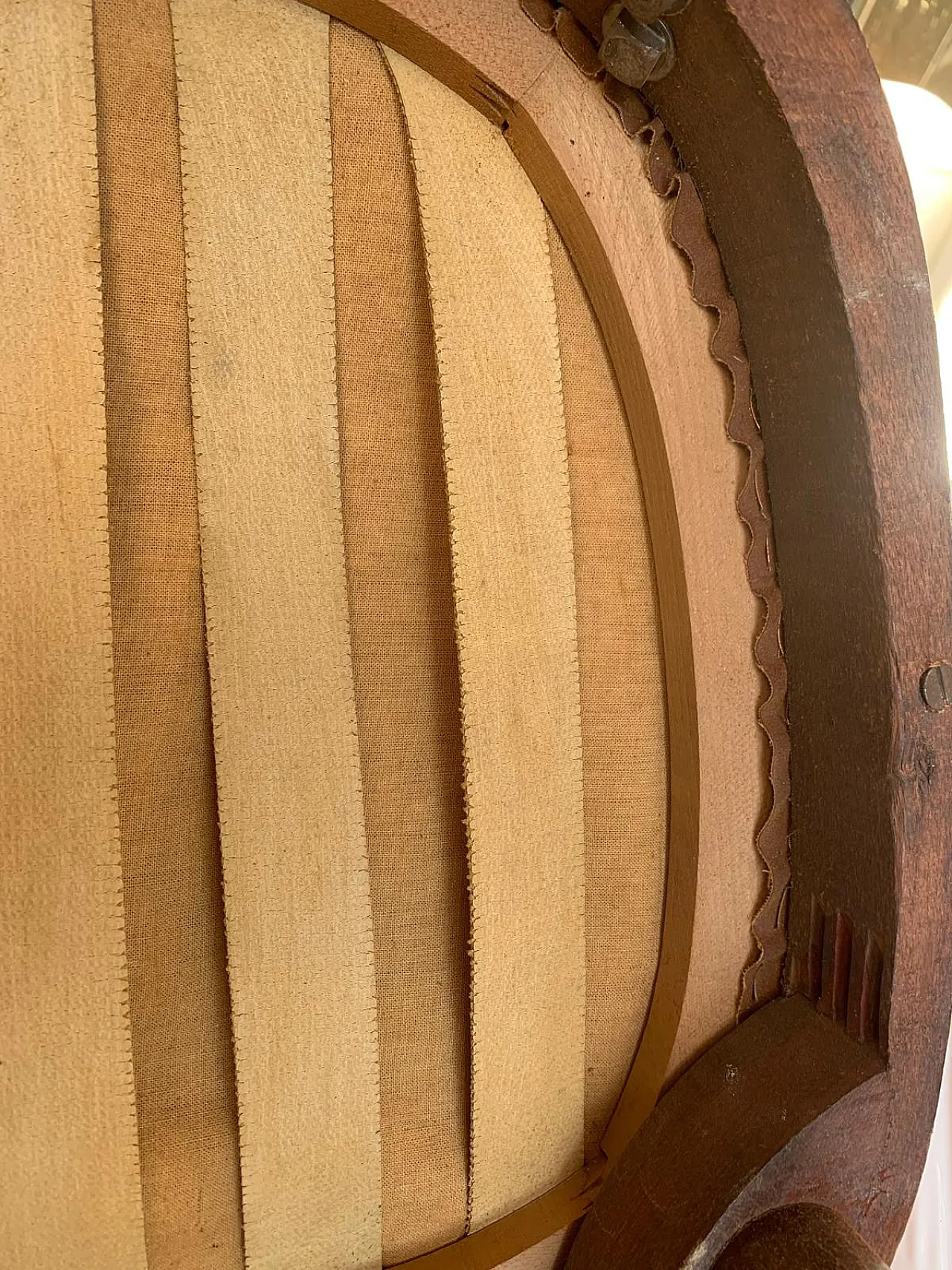 6 Sedie da pranzo con seduta in similpelle di Pirelli Sapsa, anni '50 1202924