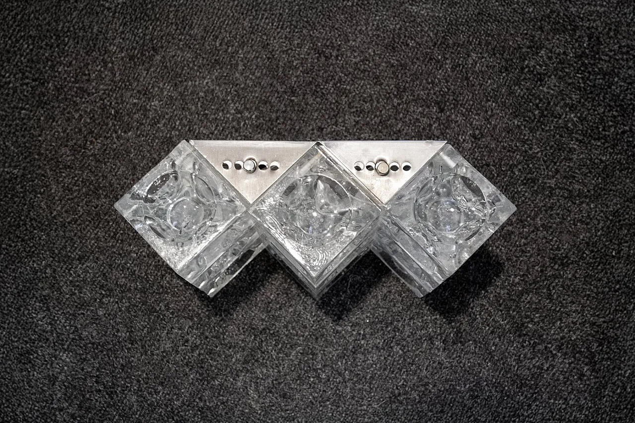 Murano glass wall lamp by Albano Poli for Poliarte, 1970s 3