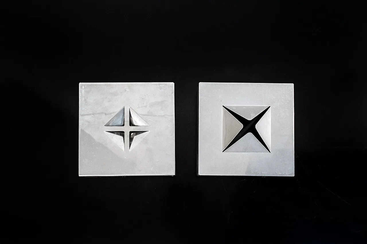 Coppia di scatole di Ugolini Calegari per MAM, anni '70 1