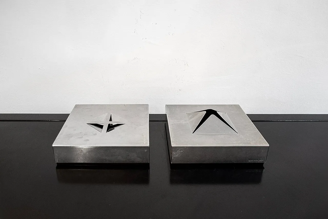 Coppia di scatole di Ugolini Calegari per MAM, anni '70 2