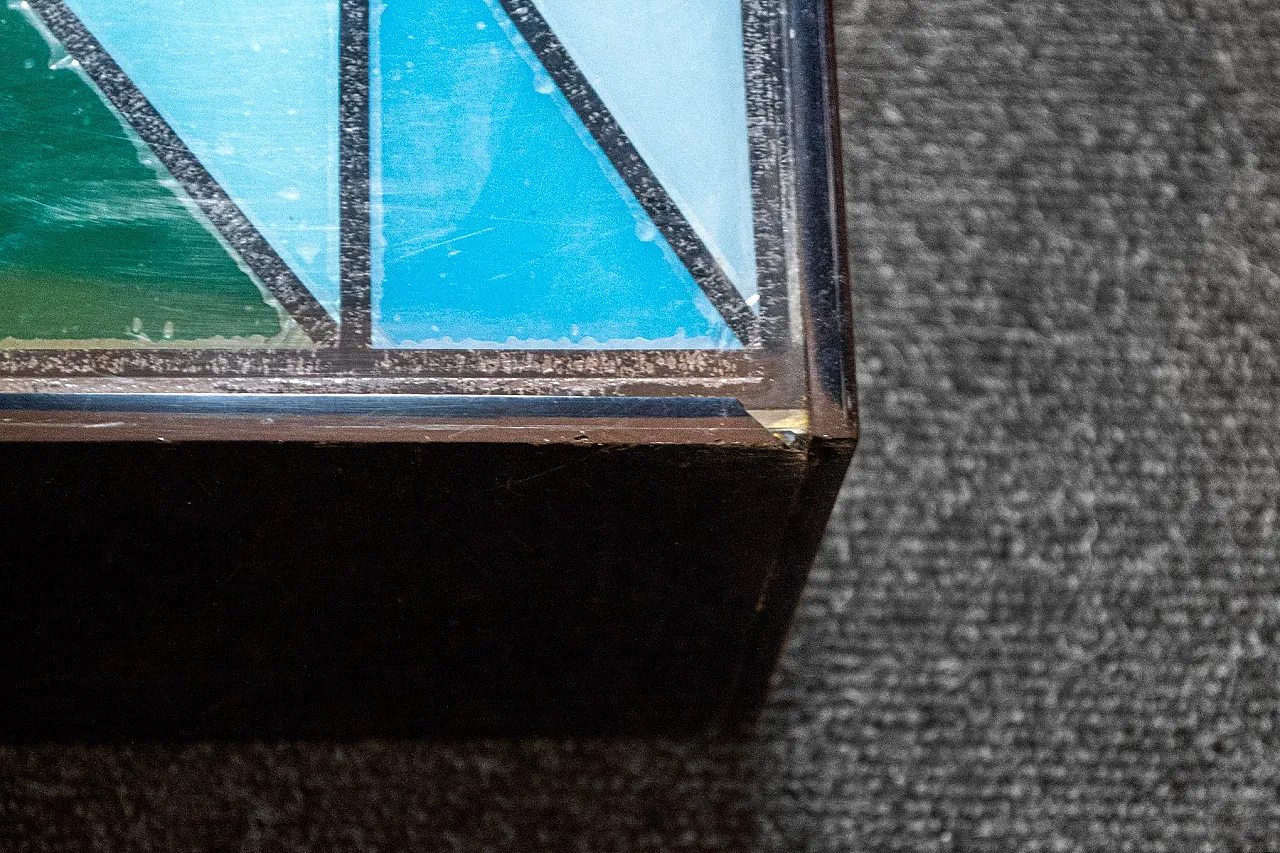 Pannello luminoso in vetro acrilico di Morello, anni '70 4