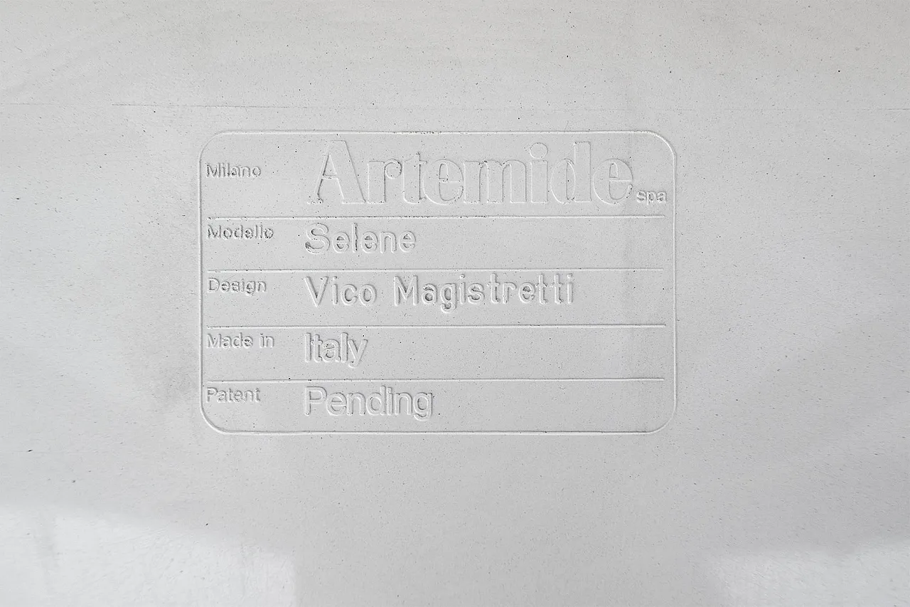 5 Sedie Selene di Vico Magistretti per Artemide, anni '60 7