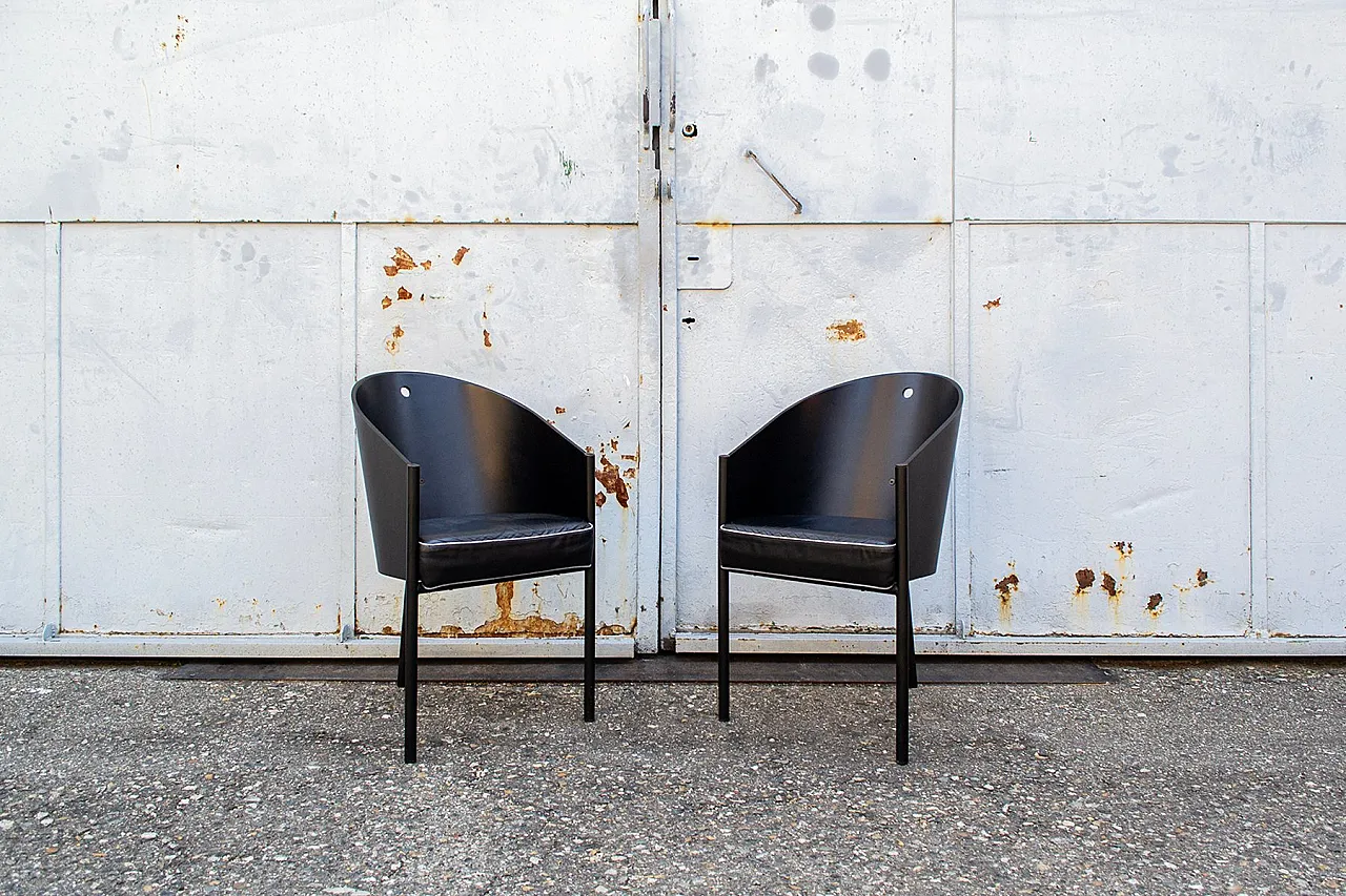 Coppia di sedie Costes di Philippe Starck per Driade, anni '80 2