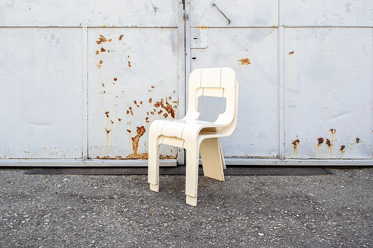 Pair of Esse dining chairs by Gigi Sabadin for Stilwood, 1970s 4