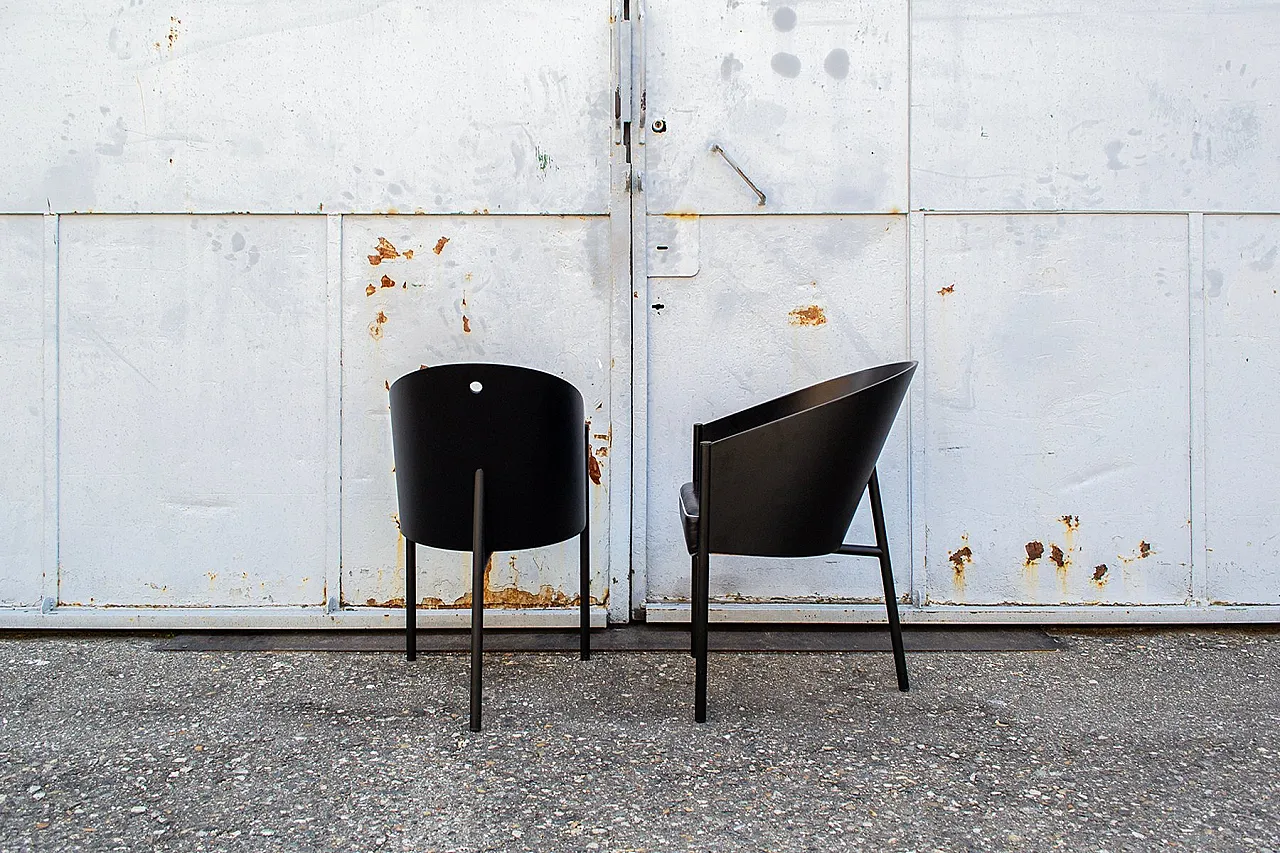 Coppia di sedie Costes di Philippe Starck per Driade, anni '80 3