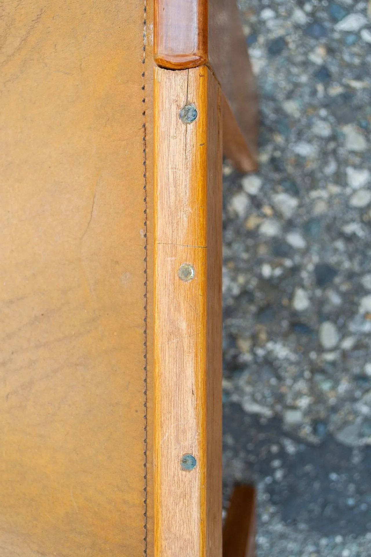 6 Sedie Solaris in pelle di Franco Vattolo per Ibisco, anni '70 7