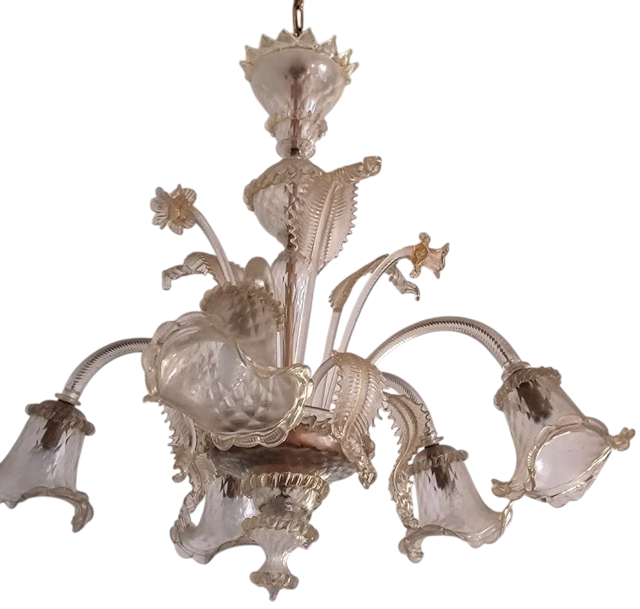 Murano glass chandelier, 1930s 5