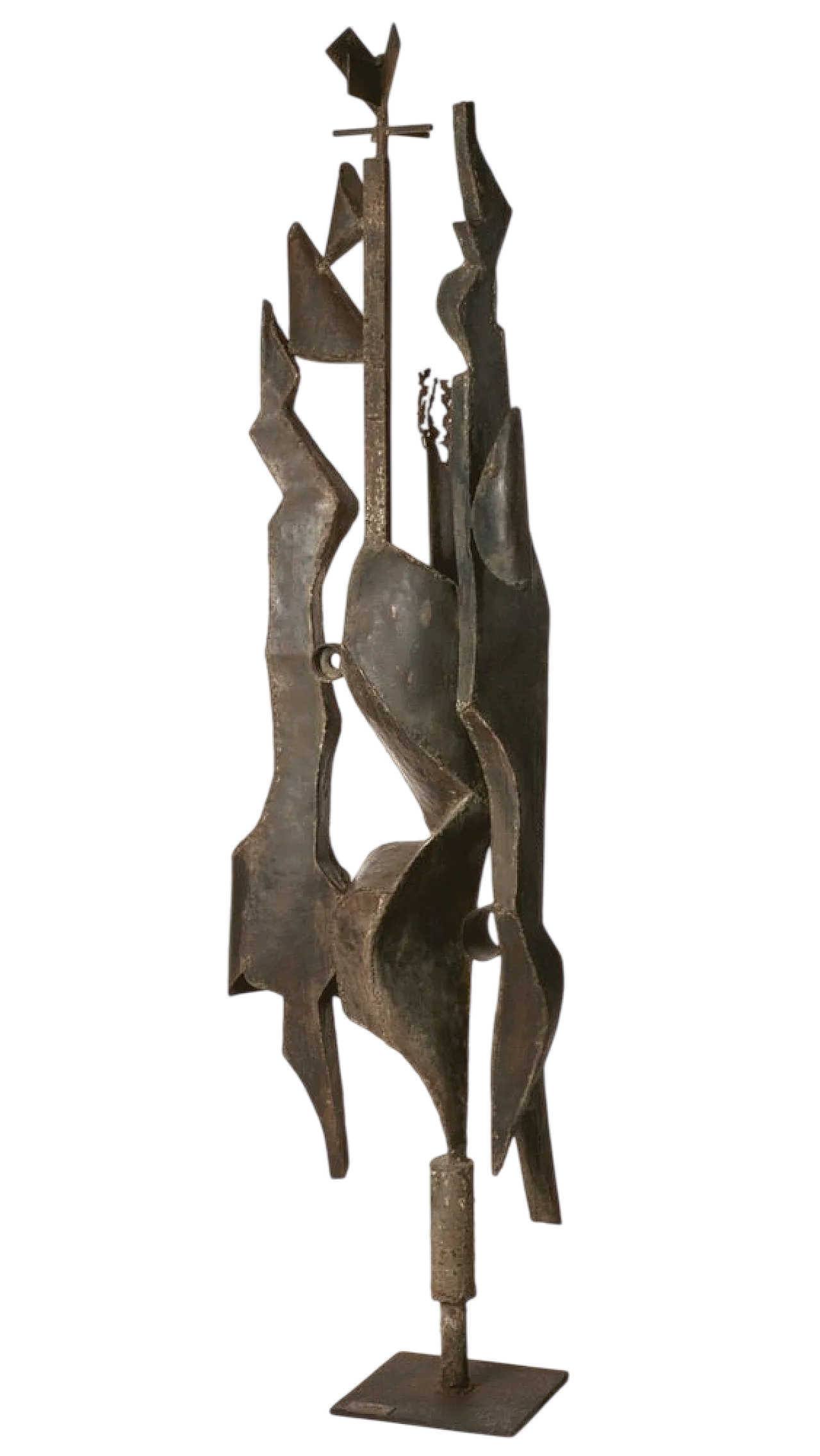 Scultura astratta in ferro di Antonio Saura, anni '60 37