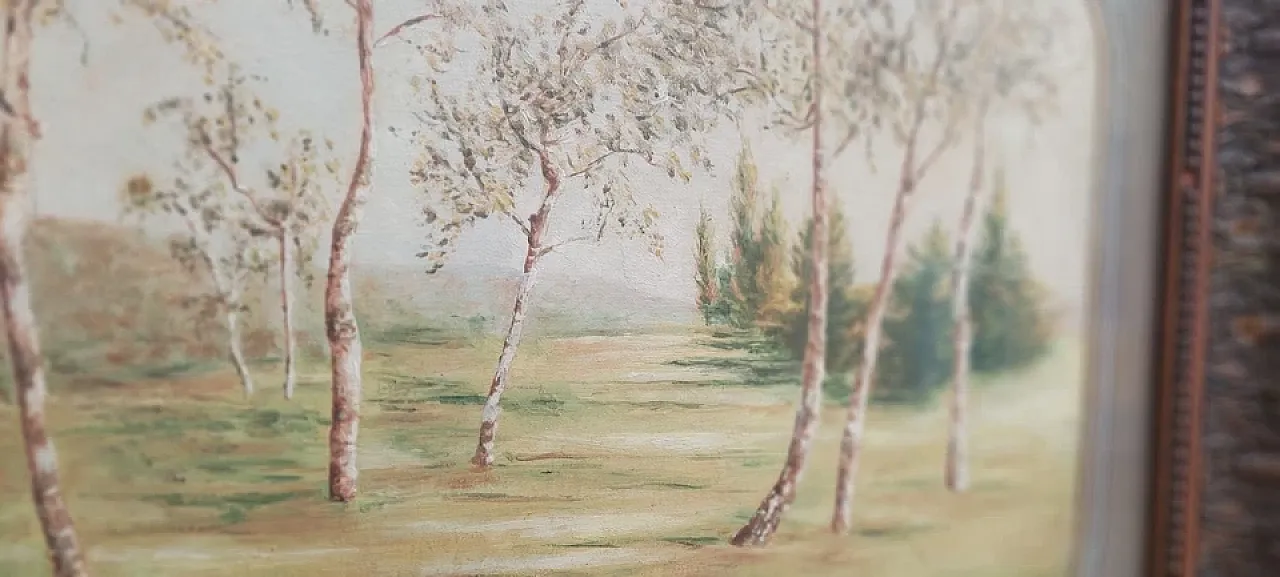 Framed Countryside Landscape, 19th century 6