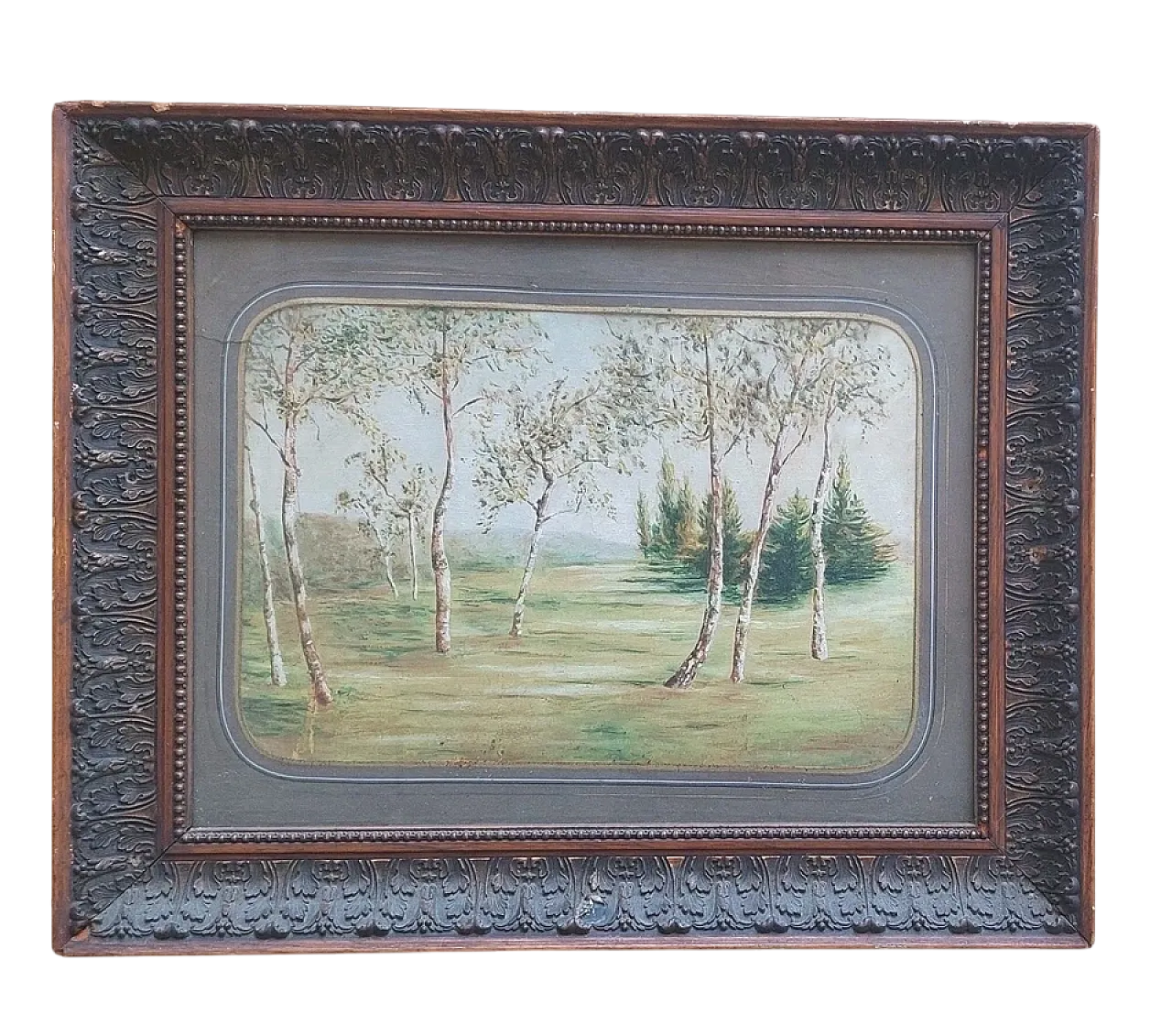 Framed Countryside Landscape, 19th century 11