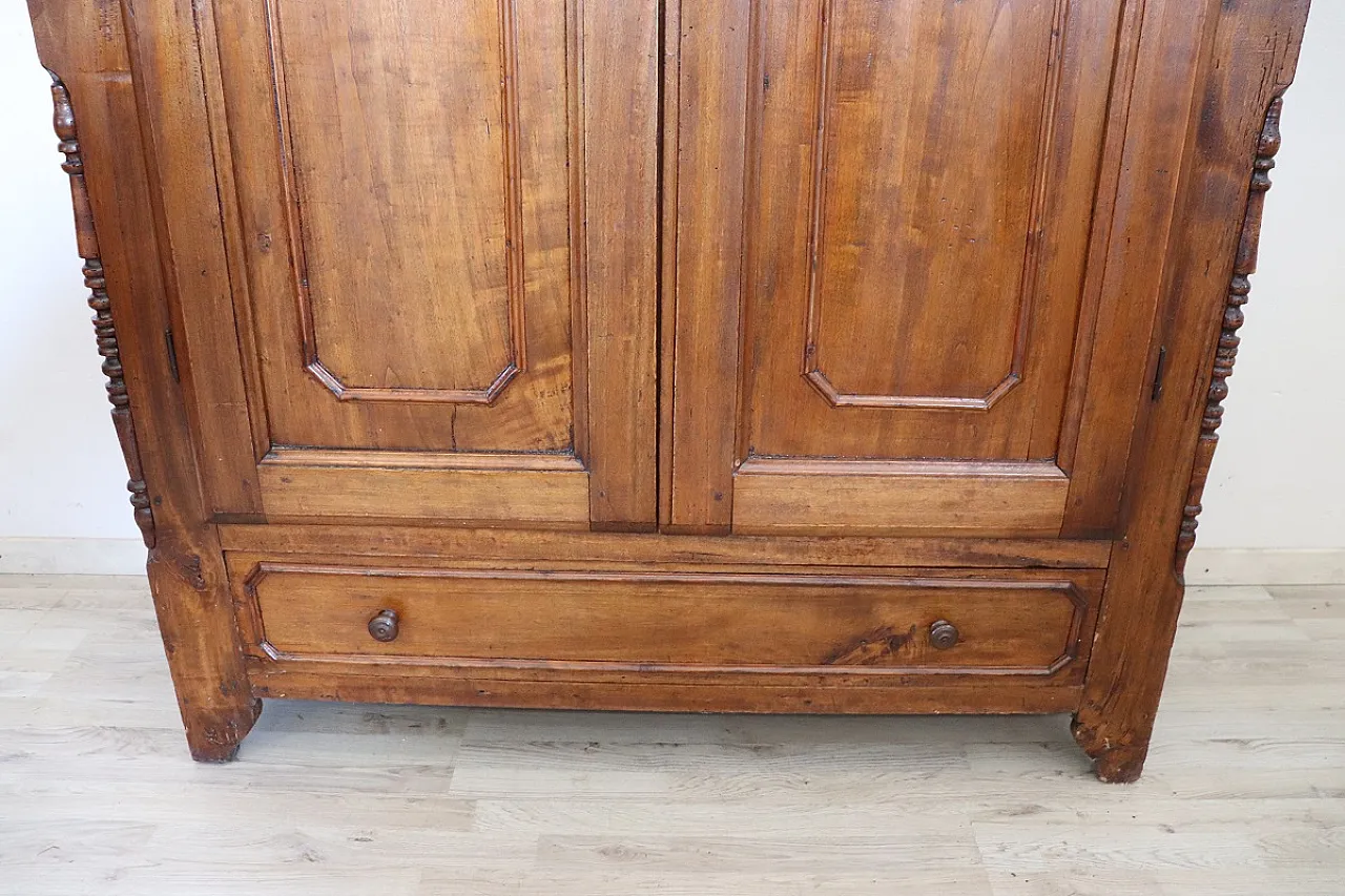 Ancient solid poplar wardrobe, '800 5