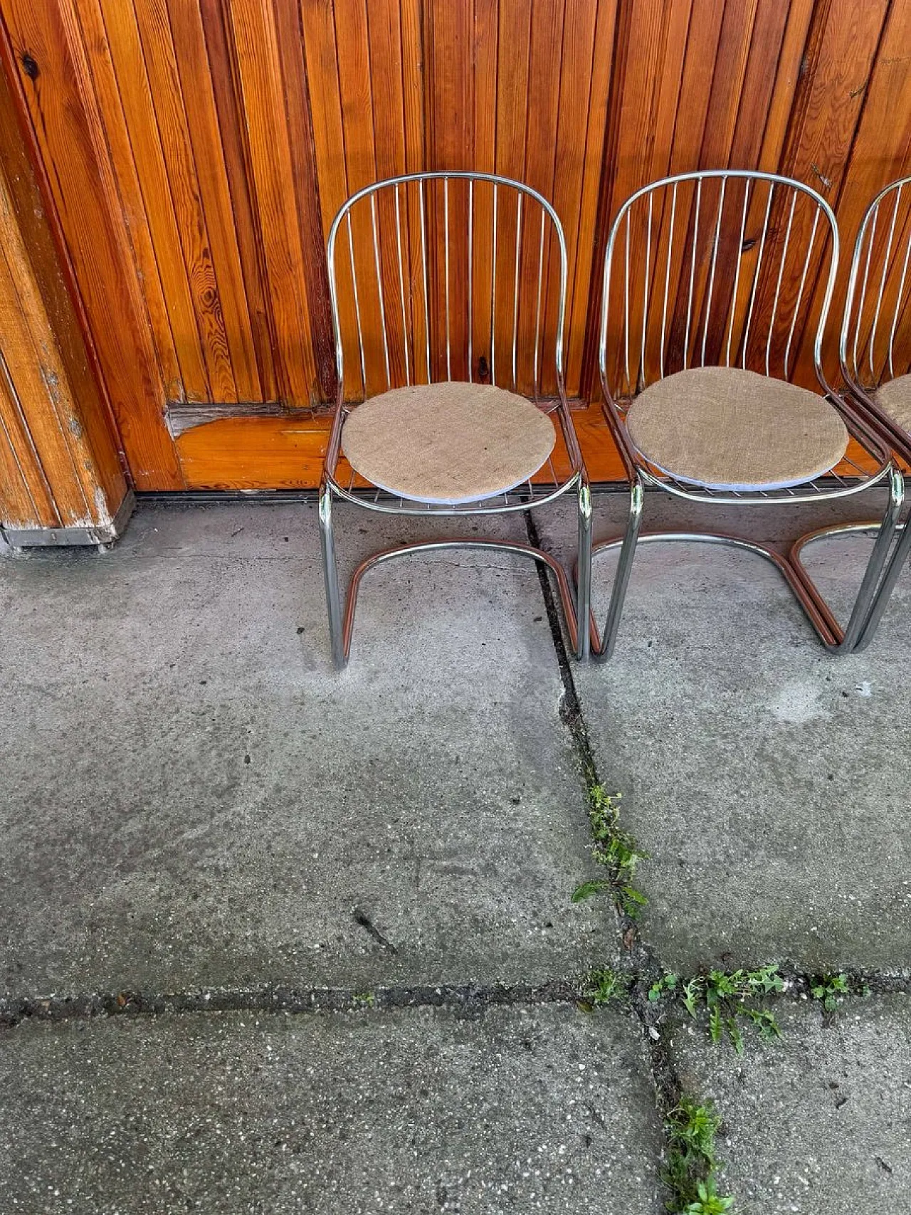 4 Sedie da pranzo di Gastone Rinaldi, anni '70 2