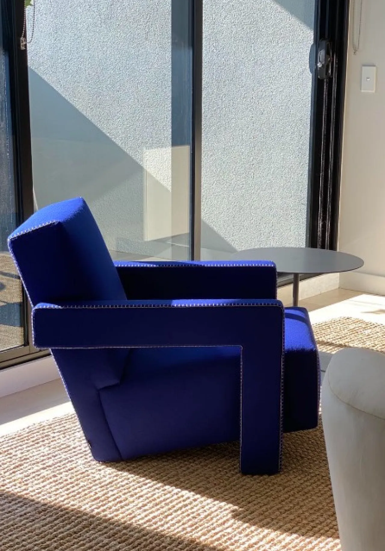 637 Utrecth by Cassina in electric blue wool, 2000s 14