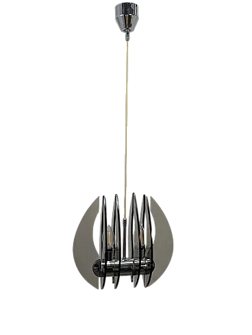 Suspension chandelier in Vintage 2 -light smoke smoke